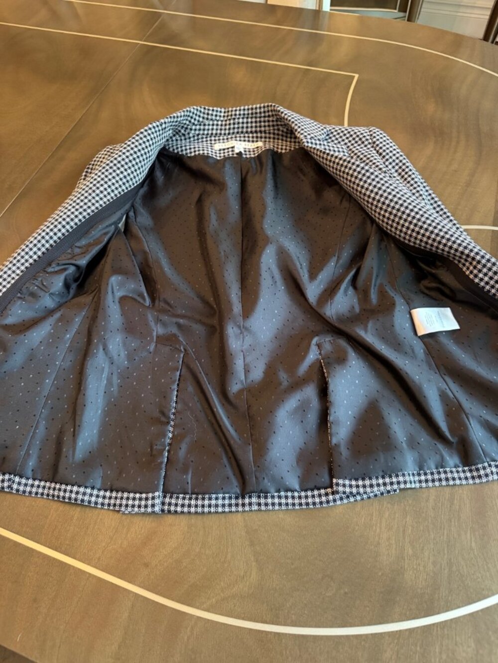 Veronica Beard Schoolboy Houndstooth Blazer Size 0 XS EUC No flaws - Picture 6 of 8